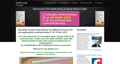 Desktop Screenshot of congresmethodecoue.com